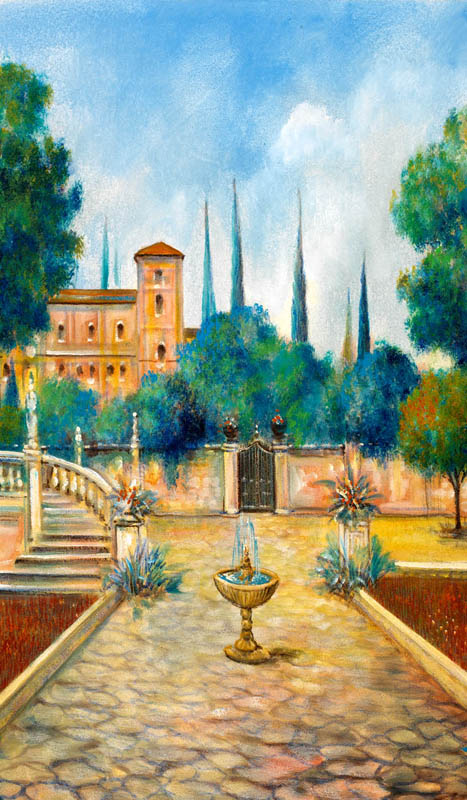 Affresco Il castello del Marchese